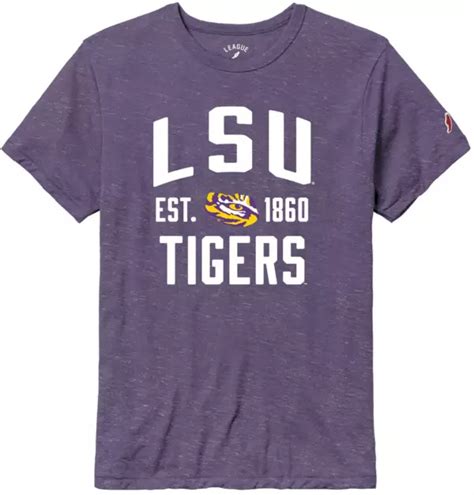 League Legacy Mens Lsu Tigers Purple Tri Blend Victory T Shirt Dicks Sporting Goods