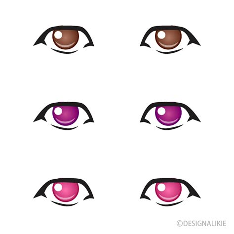 Anime Brown Single Eyes Clip Art Free Png Image｜illustoon