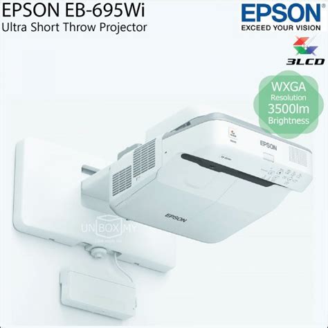 Epson Eb 695wi 3lcd Wxga Ust Interactive Projector Unboxmy