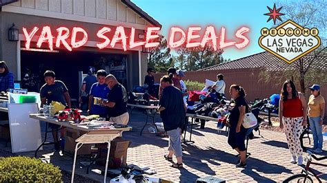 Making Money at Las Vegas Yard Sales! - YouTube