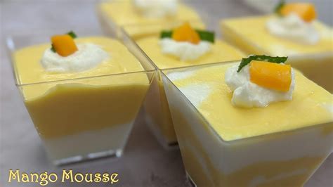 Quick And Delicious Mango Mousse Using 3 Ingredients Mango Mousse