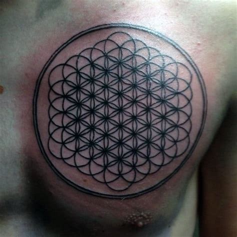 Geometric Circle Tattoo Design