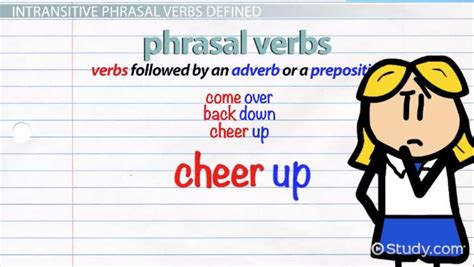 Intransitive Phrasal Verbs Examples And Overview Lesson
