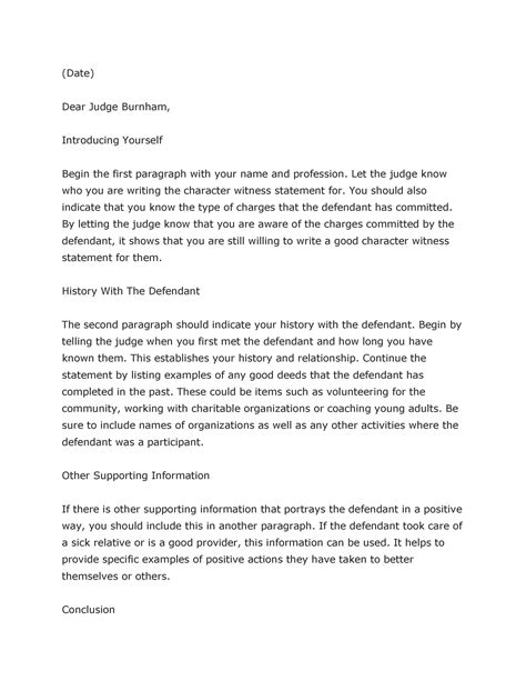 1 examples of letters to a judge. How To Write A Letter Parole Board | Letter Template