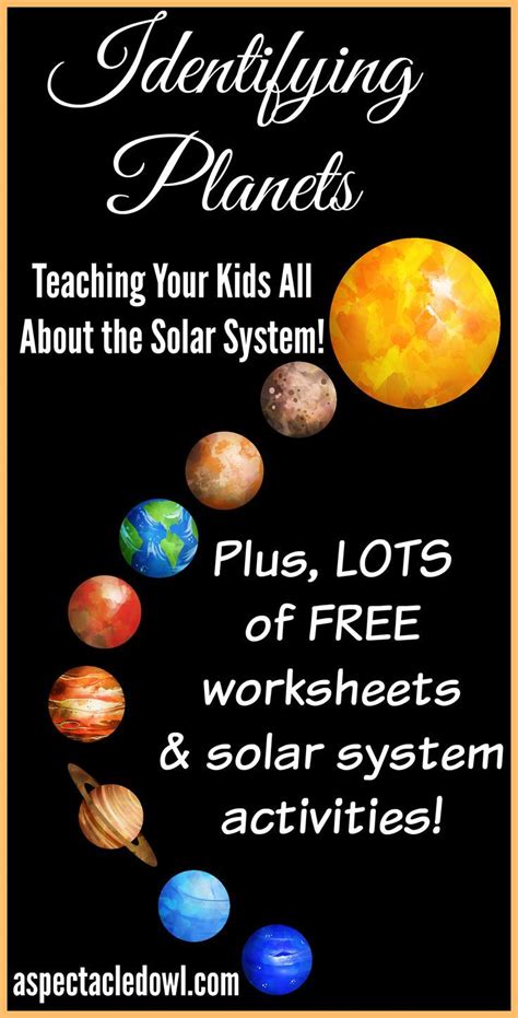 Identifying Planets Teaching Your Kids Solar System Facts