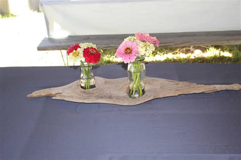 Succulent wedding bouquet customized wedding bouquet bridal | etsy. Wedding centerpiece. Driftwood with two small zinnia ...