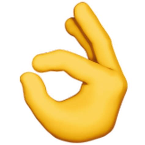 Finger Up Emoji Clipart Transparent Background Ok Emoji Free Images