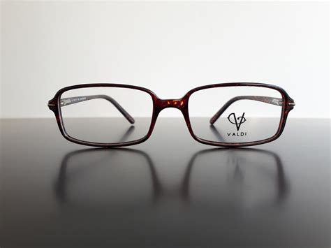 valdi collection v6 eyeglasses dark brown angular shaped men etsy