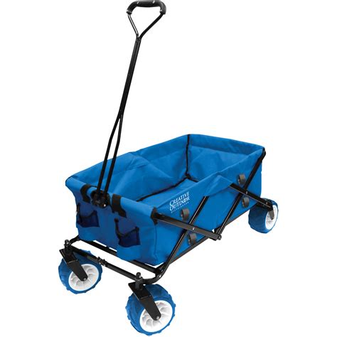 Beach carts best beach cart with wide terrain wheels Creative Outdoor Distributor Big Wheel All-Terrain Wag 900193