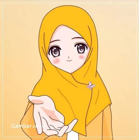 21 Gambar Kartun Muslimah Lucu Unik Imut And Terbaru