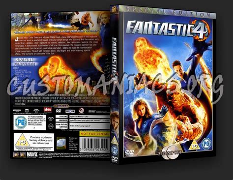 Fantastic Four Dvd Cover Dvd Covers And Labels By Customaniacs Id