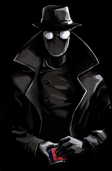 Pin By Aqilla Song On Spiderverse Noir Spiderman Marvel Spiderman Art Marvel Spiderman