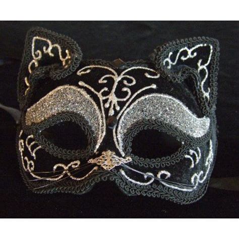 Felt Cat Mardi Gras Mask Venetian Halloween Costume Everything Else