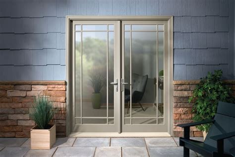 With over 100 years experience marvin knows how to make windows and doors. Exterior image featuring a 2-panel Infinity Inswing French ...