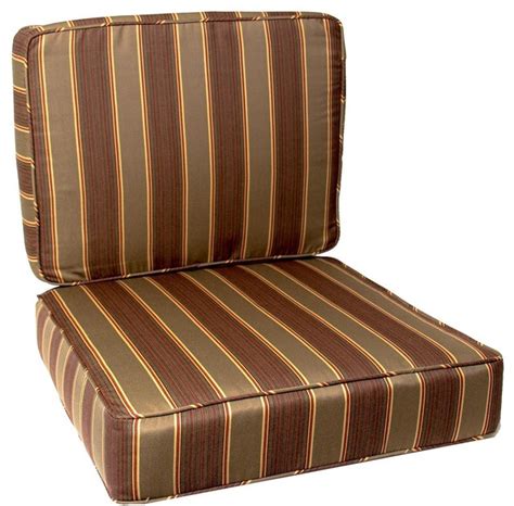 Patio furniture with stains, rips, or flat cushions are unattractive and uninviting. Small Replacement Club Chair Cushion Set With Piping ...