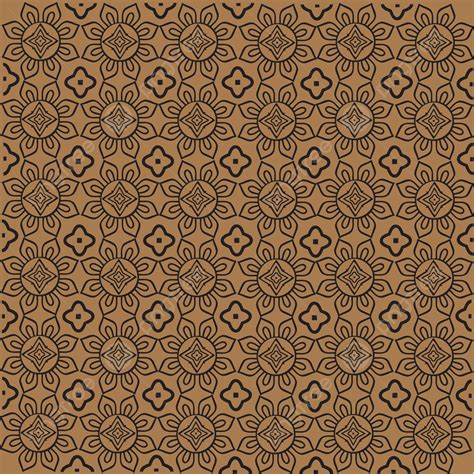 Javanese Batik Seamless Pattern Vector Background Wallpaper Batik
