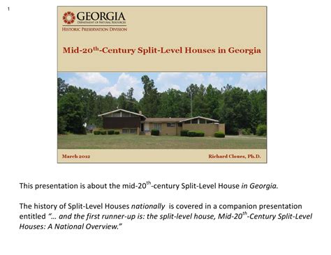 Several times over the last few years, i've tried to discover the architect behind this split level home in a quiet area of palatine, but to no avail. Mid-20th-Century Split-Level Houses in Georgia by Historic ...
