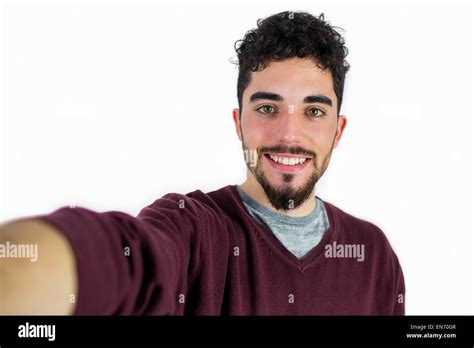 Casual Man Taking A Selfie Stock Photo Alamy