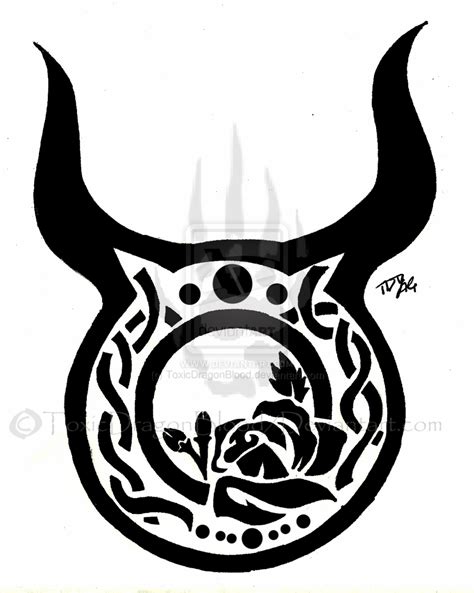 Taurus banner and taurus zodiac tattoo design. Taurus Tattoos for Women | Throat Tattoos Tumblr | Amazing ...