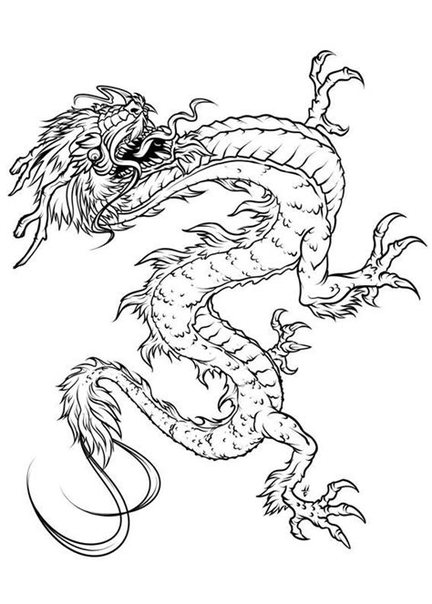 30 Disegni Di Draghi Da Colorare Dragon Coloring Page Realistic Dragon Chinese Dragon