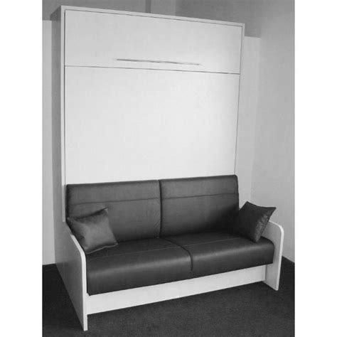 Lit escamotable vertical avec canape integre modele aix meuble. Armoire lit escamotable avec canapé intégré au meilleur ...