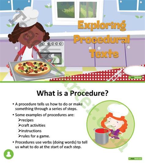 Powerpoint About Procedural Text For Third Graders Digital Library