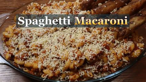 Spaghetti Macaroni Recipe Youtube