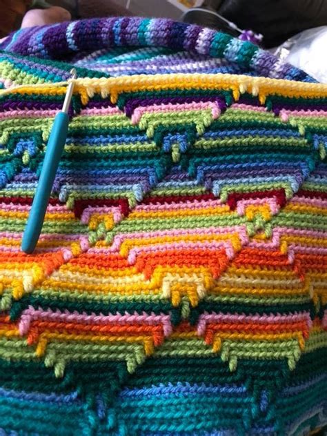 Navajo Blanket Bewitching Stitch Col Crochet Crochet Patron Crochet