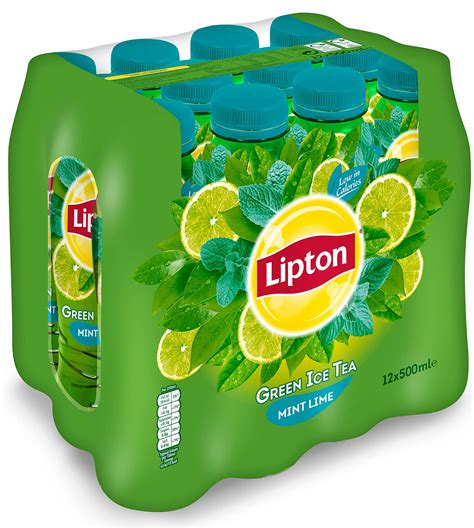 Buy Lipton Ice Tea Green Tea Mint Lime 500ml Pack Of 12 Online At