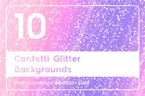 10 Confetti Glitter Backgrounds By Textures And Overlays