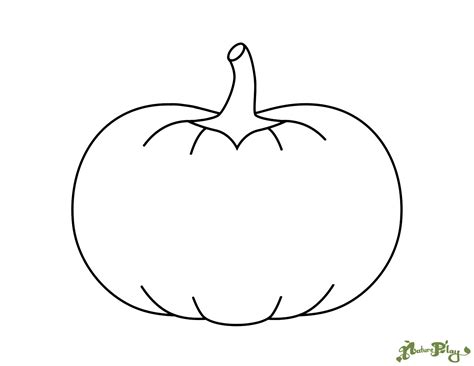 The Outline Of A Pumpkin On A White Background