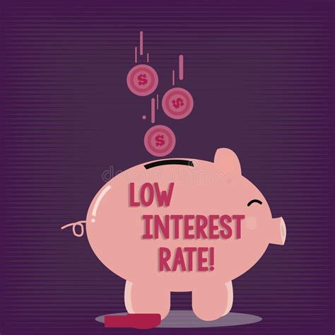 Text Sign Showing Low Interest Rate Conceptual Photo Manage Money