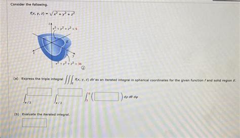 solved consider the following f x y z x2 y2 z2 a express