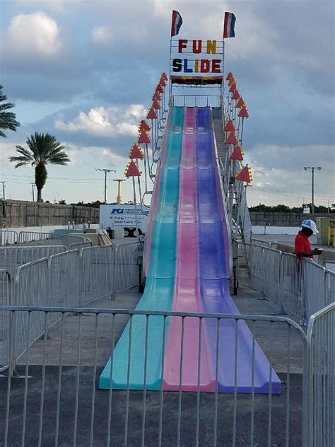Florida Carnival Carnival Rides And Events Fair Style Fun Slide