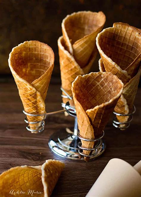 Homemade Waffle Cones And Bowls Ashlee Marie