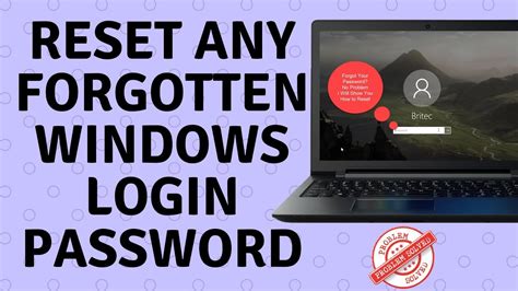 Reset Any Windows Login Password Youtube