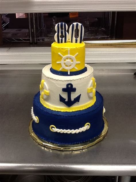 In stock at crossroads mall temporarily unavailable at crossroads mall. Nautical theme tiered birthday cake. | Birthday party ...