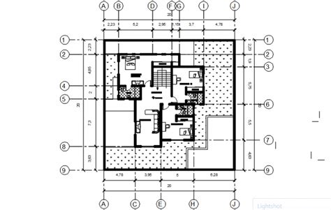 2d View Cad Drawings Of House Layout Floor Plan Autocad File Cadbull