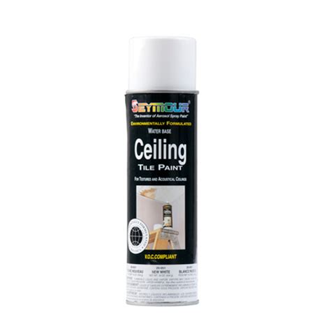 Wood ceilings need to be sanded and painted with a primer first, since. Ceiling Tile Paint