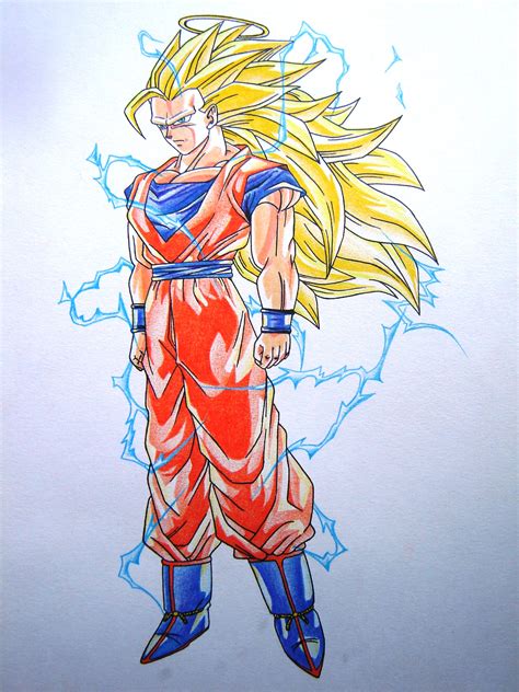 Dibujos De Goku Ssj 3 Imagui