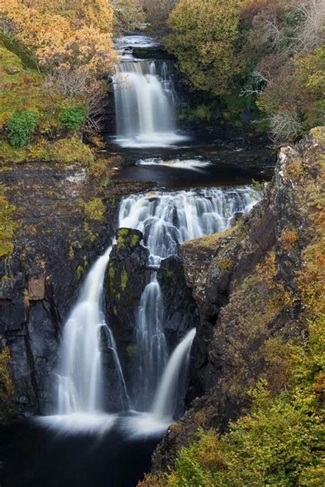 Lealt Falls Isle Of Skye Isle Of Skye Scottish Highlands Pony