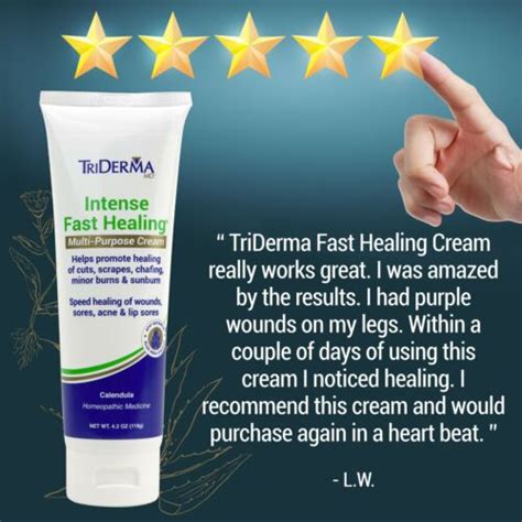 Triderma Intense Fast Healing Cream Multi Purpose For Face And Body 42