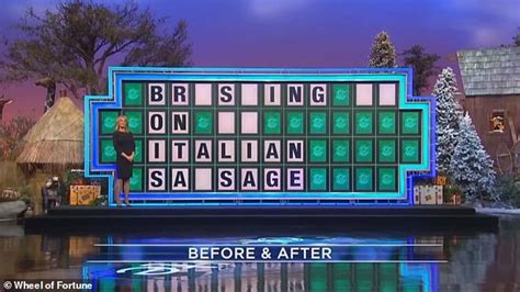 The answer is not updated here. Wheel of Fortune hysterics at Brushing up on my Italian ...