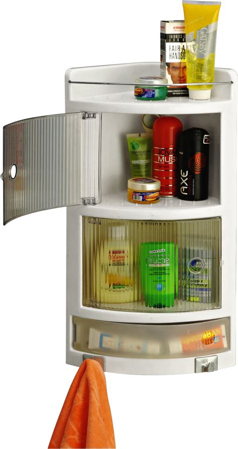 Vdomus bathroom shelves storage brackets glass corner shelf bath corner shelf wall mounted choose the right corner shelf for your bathroom from the handpicked collection reviewed by us above. Cipla Plast Crystal Corner Cabinet Plastic Wall Shelf ...