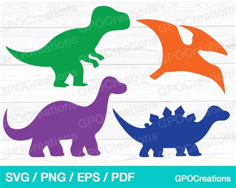 Dinosaur Svg Dinosaur Silhouette Svg Dinosaur Clipart | Etsy | Dinosaur silhouette, Dinosaur ...