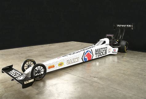 2016 Matco Tools Top Fuel Dragster featuring the names of all Matco