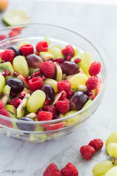 This Christmas Fruit Salad Recipe Is An Easy Holiday Side Dish Or