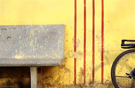 Minimalist Photography By Prakash Ghai Bicycle Bench Lines