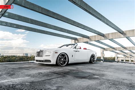 Screaming Of Luxury White Rolls Royce Dawn Gets Custom Chrome Grille