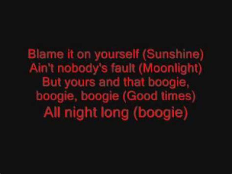 You just got the moonlight. The Jacksons (Blame it on the boogie) lyrics - YouTube